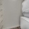 Stacked washer and dryer inside closet
